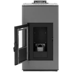 wasserführender pelletofen 20 kw – für bis zu 380 m³ & 25 l