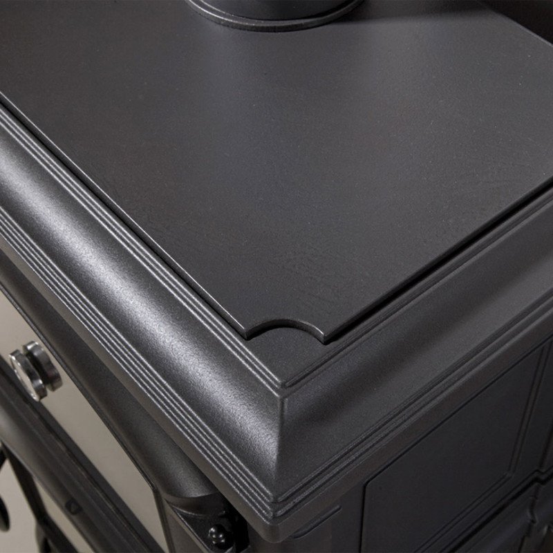 houtkachel isotta forno evo – 11 kw – anthrazit schwarz