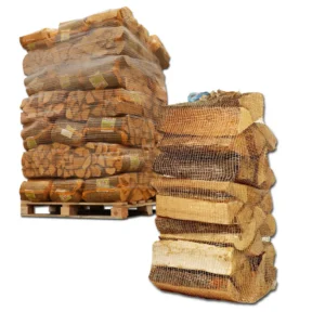 40 netzsäcke kaminholz 25 kg – hartholz mix 30 cm