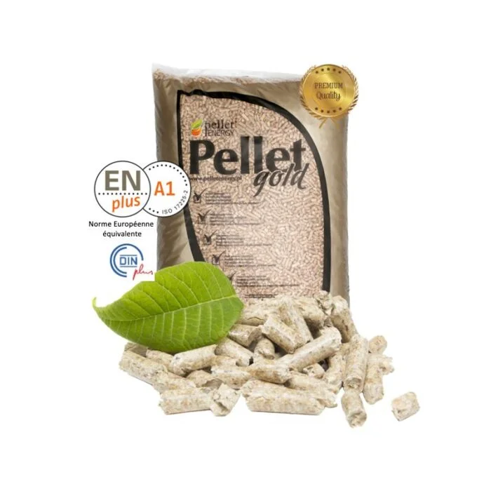 Goldgranulat 6 mm Premium-Holzpellets